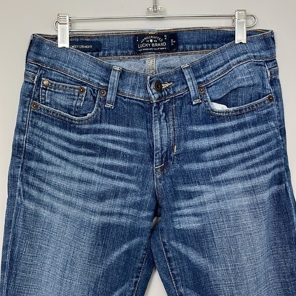 LUCKY BRAND JEANS SWEET STRAIGHT SIZE 2/26R - Picture 2 of 10